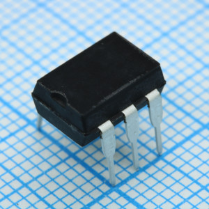 MOC8104, Транзисторная оптопара, ton/toff = 2/3 мкс, 7,5 кВ, 1 канал, CTR = 160-256%