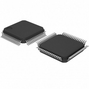 STM32F103R4T6A, ARM Cortex M3 MCU 72МГц, 16кб Flash, 6кб ОЗУ, SPI, I2C, 2xUSART, USB, CAN, 3x таймеров, 51 I/O, 2xАЦП 16 каналов.