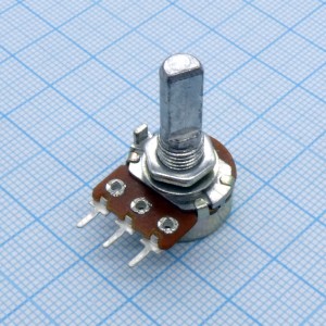 16K1 F 500k, Резисторы регулировочные однооборотные(300 °). Предназначены для работы в электрических цепях постоянного, переменного и импульсного тока.