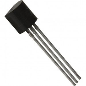 BC550CTA, Биполярный транзистор, NPN, 45 В, 0.1 А, 0.5Вт
