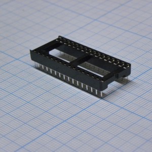 SCL-32 (2.54mm), DIP-панель под микросхему 32pin, шаг 2.54мм, ширина 15.24мм