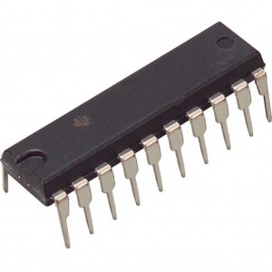 TPIC6B595N, Высоковольтный 8 бит регистр 50В/150мА.