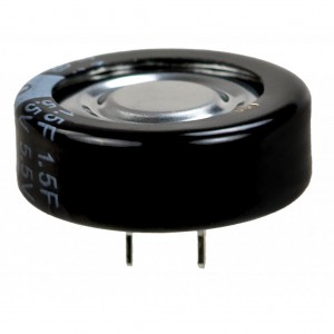 EECF5R5U105, Ионистор стандартный 5,5V, 1F, -25...+70°C, 1000h, 21,5x8mm, горизонтального исполнения