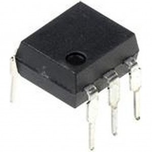 4N27, Оптопара одноканальная транзисторный выход постоянного тока c выводом базы 6-Pin PDIP туба