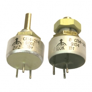 СП4-2Ма 1 А 2-20      470, Резистор переменный подстроечный непроволочный 470Ом 1Вт