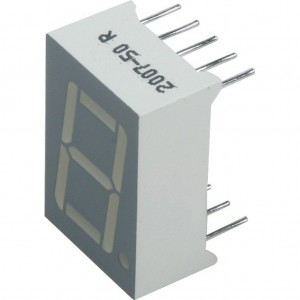 SC56-11SRWA, 1 разрядный индикатор 14,2мм/красный/640нм/8-24мкд/ОК