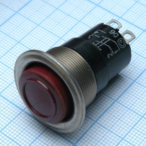 К-1-1П  24мм (металл), 1 замыкание, черный протектор