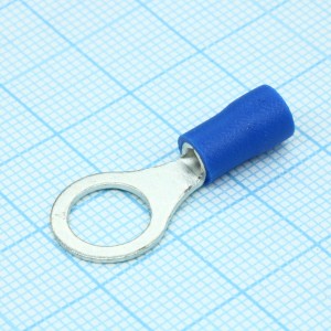 RV2-8  Blue, наконечник кабельный кольцевой с изоляцией d=8.4мм, сеч. пров.1.5-2.5мм2