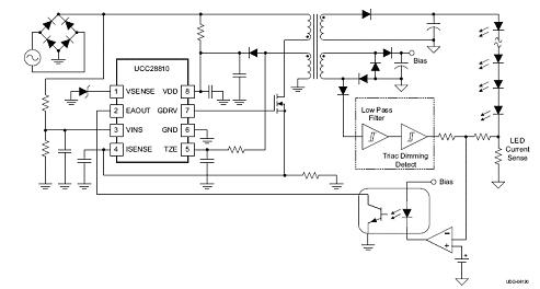 Структурная схема включения с использованием трансформатора