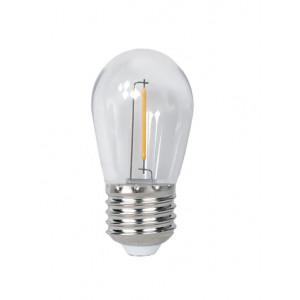 5040625 Лампа светодиодная филаментная PLED-ECO-S14 1Вт 2700К тепл. бел. CLEAR E27 для Белт-лайт