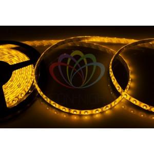 141-352 LED лента 5м силикон, 8 мм, IP65, SMD 2835, 60 LED/m, 12 V, цвет свечения желтый LAMPER(