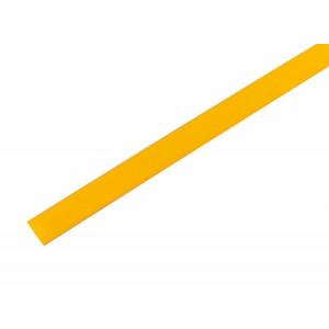 Трубка термоусаживаемая ТУТ нг 9,0/4,5мм, желтая, упаковка 50 шт. по 1м REXANT(кр.50шт) [20-9002]