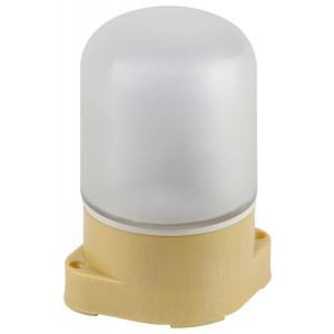 Светильник для бани НББ 01-60-007 пластик/стекло прямой IP65 E27 max 60Вт 137х107х84 сосна Б0062262