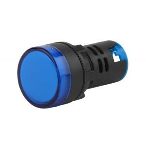 ЭРА Лампа AD22DS(LED)матрица d22мм синий 230В (10/1000/12000)(кр.1шт) [Б0045621]