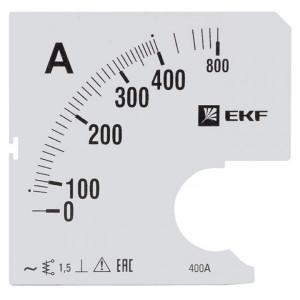 Шкала сменная для A961 400/5А-1,5 EKF PROxima(кр.1шт) [s-a961-400]
