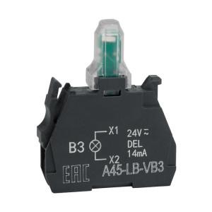 Световой блок OptiSignal D22 A45-LB-VM3 зеленый 230-240VAC ZBVM3 (100шт) [332208]