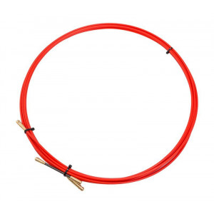 Протяжка кабельная (мини УЗК в бухте) 3м стеклопруток d3.5мм красн. 47-1003