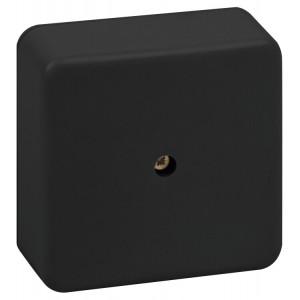 Б0061809 Распаячная коробка ЭРА BS-B-75-75-28 75х75х28мм без клеммы черная IP40 (кр.1шт)