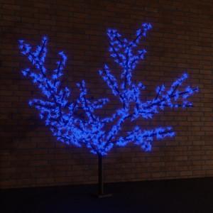 531-103 Светодиодное дерево Сакура, высота 1,5м, диаметр кроны 1,8м, синие светодиоды, IP 65, по