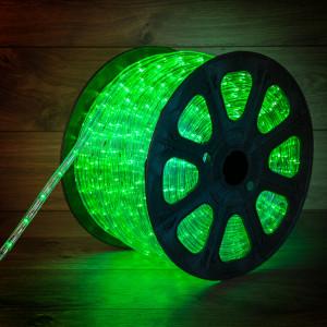 121-124 Дюралайт LED, постоянное свечение (2W) - зеленый, 36 LED/м, бухта 100м, Neon-Night(кр