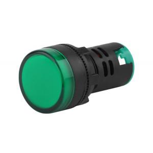 ЭРА Лампа AD22DS(LED)матрица d22мм зеленый 12В AC/DC (10/1000/12000)(кр.1шт) [Б0045605]