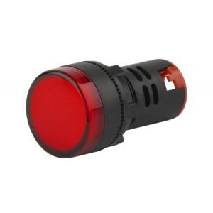 ЭРА Лампа AD22DS(LED)матрица d22мм красный 12В AC/DC (10/1000/12000)(кр.1шт) [Б0045603]