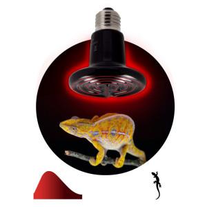 Инфракрасная лампа ЭРА ЭРА FITO-150W-НQ керамическая серии CeramiHeat модель RX для брудера, рептилий 150 Вт Е27(кр.1шт) [Б0052716]