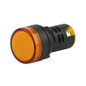 ЭРА Лампа AD22DS(LED)матрица d22мм желтый 12В AC/DC (10/1000/12000)(кр.1шт) [Б0045604]