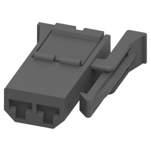 964587-1, Корпус разъема розетка 2 контакт(-ов) 5мм прямой монтаж на кабель автомобильного применения пакет