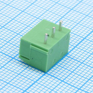 DG340R-3.81-03P-14-00A(H), Винтовой клеммный блок с защитой провода, 3 контакта. Серия DG340R-3.81