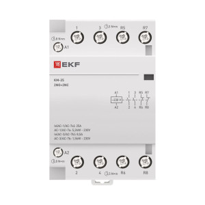 Контактор модульный КМ 25А 2NО+2NC (3 мод.) PROxima km-3-25-22