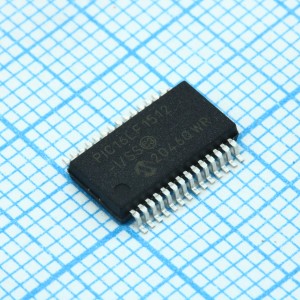 PIC16LF1512-I/SS, Микроконтроллер 8-бит PIC RISC 3.5кБ Флэш-память электропитание 2.5В/3.3В 28-Pin SSOP туба
