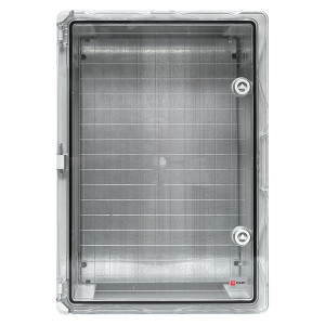 Щит пластиковый с монтажной платой прозр. дверь 500х350х190 мм IP65 PROxima PBT65MP005