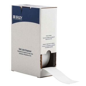 brd711253, BM71C-2000-854-WT непрерывный рулон, материал В-854, полиэстер ToughWash, белый, размер 50.8 ммх22.86 м.