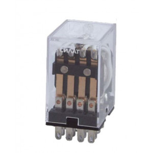 Промежуточное реле, без колодки GR011, Промежуточное реле, 4 группы переключающих контактов, контактная емкость: 5A/250VAC 5A/30VDC, номинальное напряжение катушки: 6…240VAC 6…220VDC, тип колодки SR01