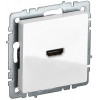 BRITE Розетка HDMI РHDMI-0-БрБ белый BR-H10-K01