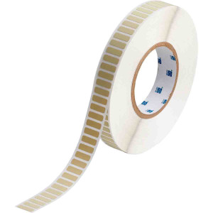 brd132463, THT-46-724-10 этикетки, материал B-724, желтовато-янтарный  полиимид, размер 19.05х6.35 мм, 10 000 шт. в рул.