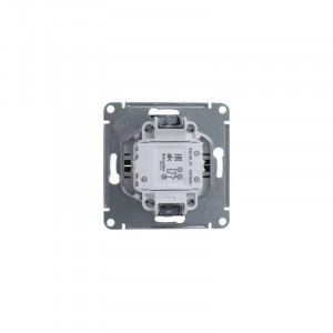 Выключатель 2-кл. СП Glossa 10А IP20 (сх. 5) 10AX механизм шоколад. SE GSL000851