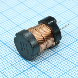RCH114NP-471KB, Силовая индуктивность 470uH ±10% 0.84A 0.5Om радиальная без магнитного экрана