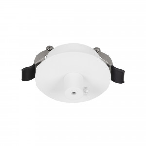 Чаша потолочная встраиваемая SPX-CANOPY-R60-C6.5 (BK) 046019, Потолочная встраиваемая чаша для подвесного монтажа светильников. Используется при подвесном монтаже. Материал сталь, цвет черный. Размеры O 60x40 мм. Размер врезного отверстия O 50 мм. Диаметр провода O 6,5 мм. 2 сменных клеммника в комплекте. Максимальн