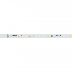 Лента IC-A60-8mm 24V Warm2700 (4.8 W/m, IP20, 2835, 10m) 037958, Светодиодная лента IC-A60, открытая IP20. Светодиоды 2835, 60 шт/м (600 шт на 10 м), белая плата, ширина 8 мм, скотч 3M. Цвет ТЕПЛЫЙ 2700 K, цветопередача CRI>80, угол 120°. Питание 24 В, мощность 4.8 Вт/м (48 Вт на 10 м). Размеры 10000x8x1.3 мм. Мин. отр