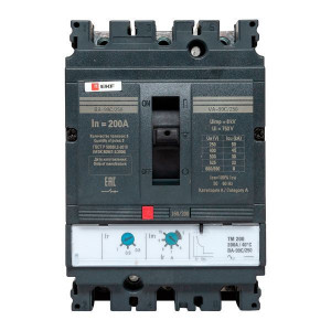 Выключатель автоматический 3п 250/200А 45кА ВА-99C Compact NS PROxima mccb99C-250-200