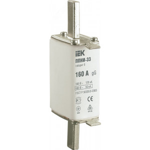 Вставка плавкая ППНИ-33 160А габарит 0 DPP20-160
