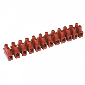 КЛЕММНИК Фибергласс, 12р,150°С,450V, 24A, 2,5мм.кв. 43212FV