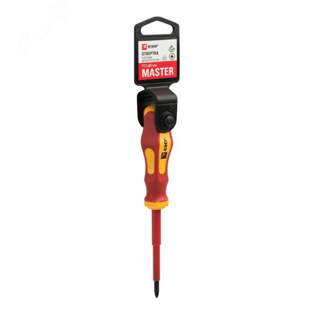 Изображение товара Отвертка Master PZ1x80 мм 1000В EKF профессиональный инструмент