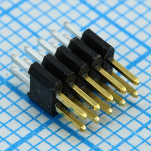 20021111-00010T4LF, Соединитель плата-плата серия Minitek127 вертикальный без кожуха монтаж в отверстие