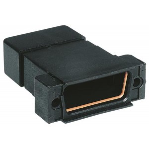 09670250436, Корпуса разъемов D-Sub  D SUB IP67 25POLE BLACK PLASTIC HOOD