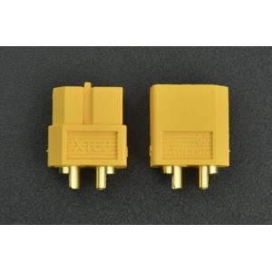 FIT0587, Принадлежности DFRobot High Quality Gold Plated XT60 Male &Female Bullet Connector