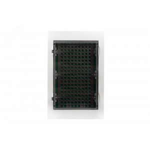 Корпус встраиваемый с прозрачной дверью 3ряд/36мод 2 розетки City9 Box IT к EZ9E312S2FIT