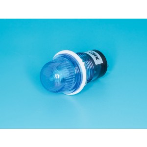 TPN-142BL, Лампа неоновая 220 В с резистором, d 14 мм, голубая (TPN-152BL)